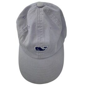 Vineyard Vines Hat Cap‎ Lilac Whale Logo Women's  Adjustable Distressed Stains